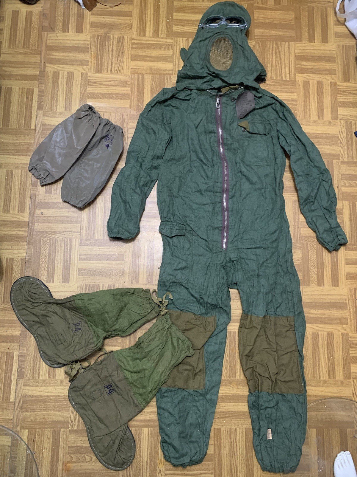 USSR Russian Soviet Army Military Microwave Radiation Protective Suit 1971 Size4