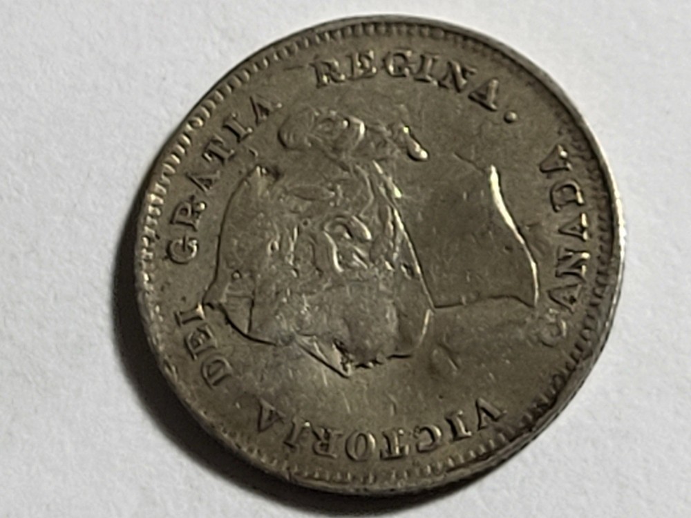 Canada 1897 VF Silver 5 cent