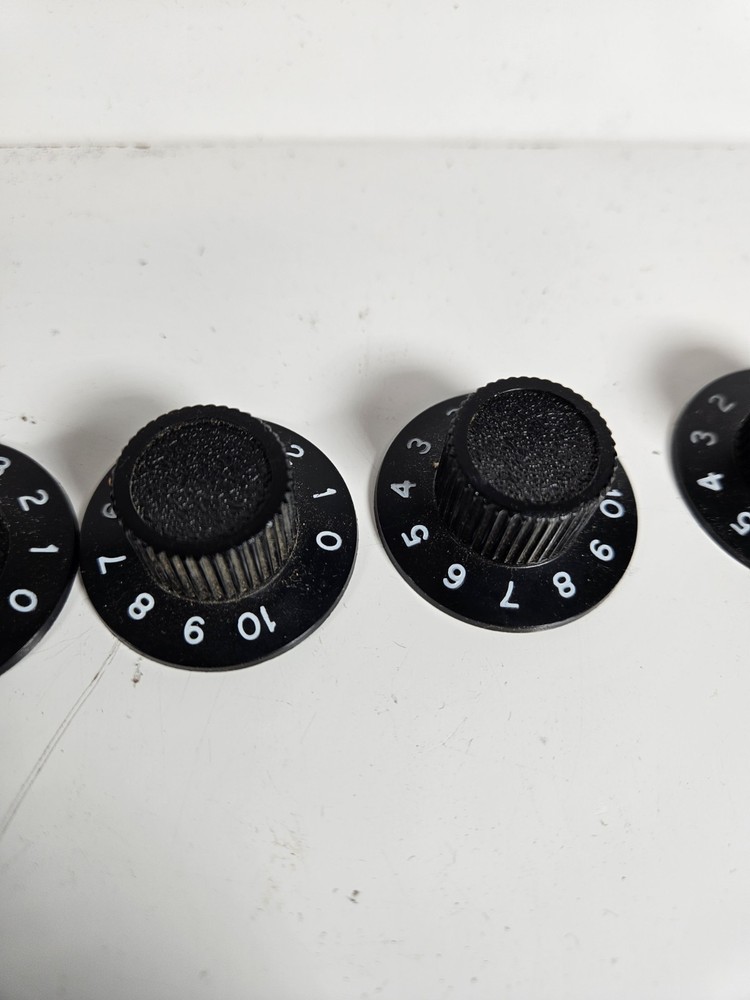 6 Shure M68 Microphone Mixer Preamplifier Amplifier Amp Numbered Knobs OEM