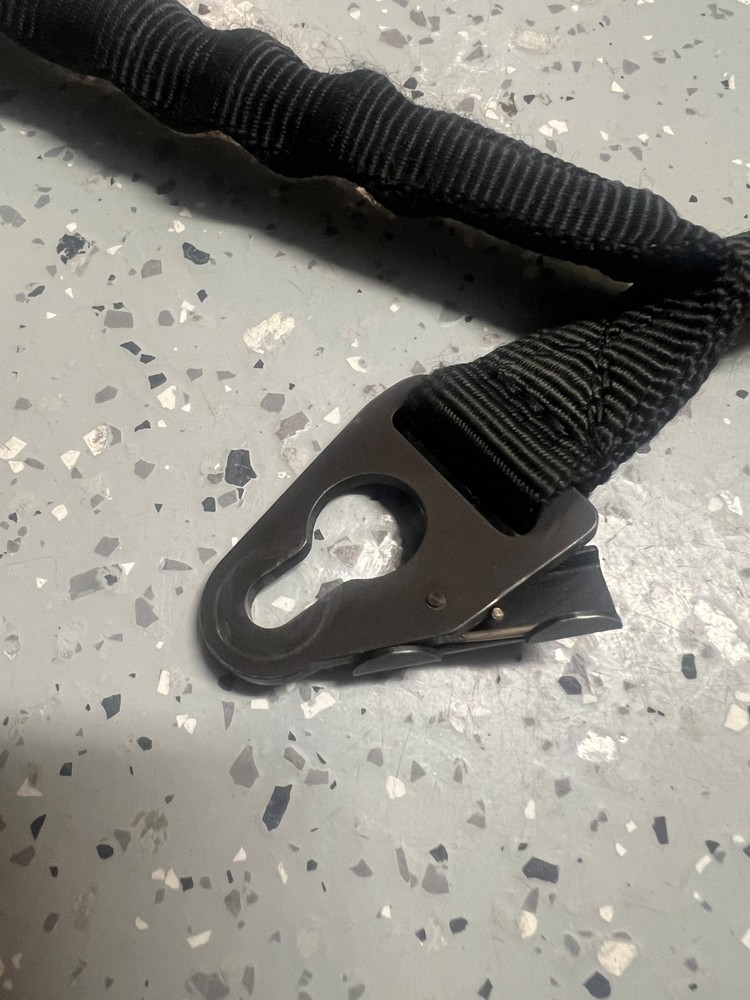 Button Sling Mil-Spec Mega Latch Double Bungee Single Point Sling w/ Steel Tab