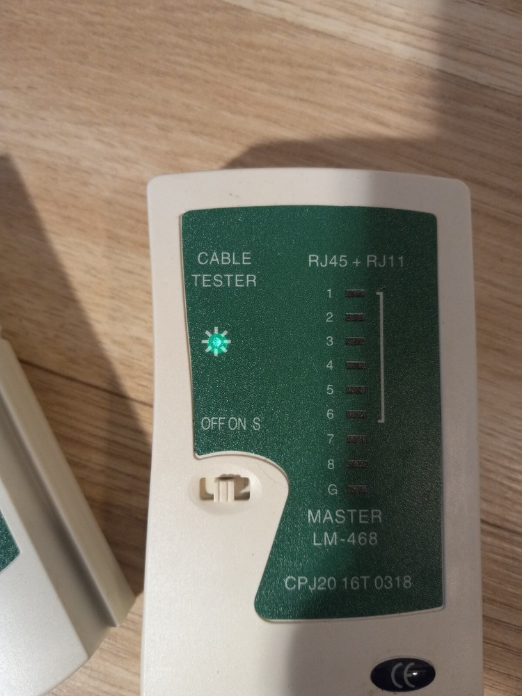 LM468 RJ45 RJ11 Network Cable Tester