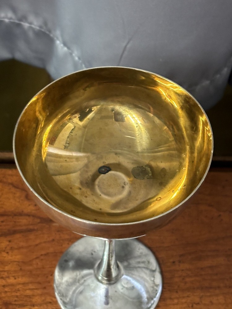 Vintage Eales 1779 SilverPlate Champagne/Wine Goblet - 6.25” Tall