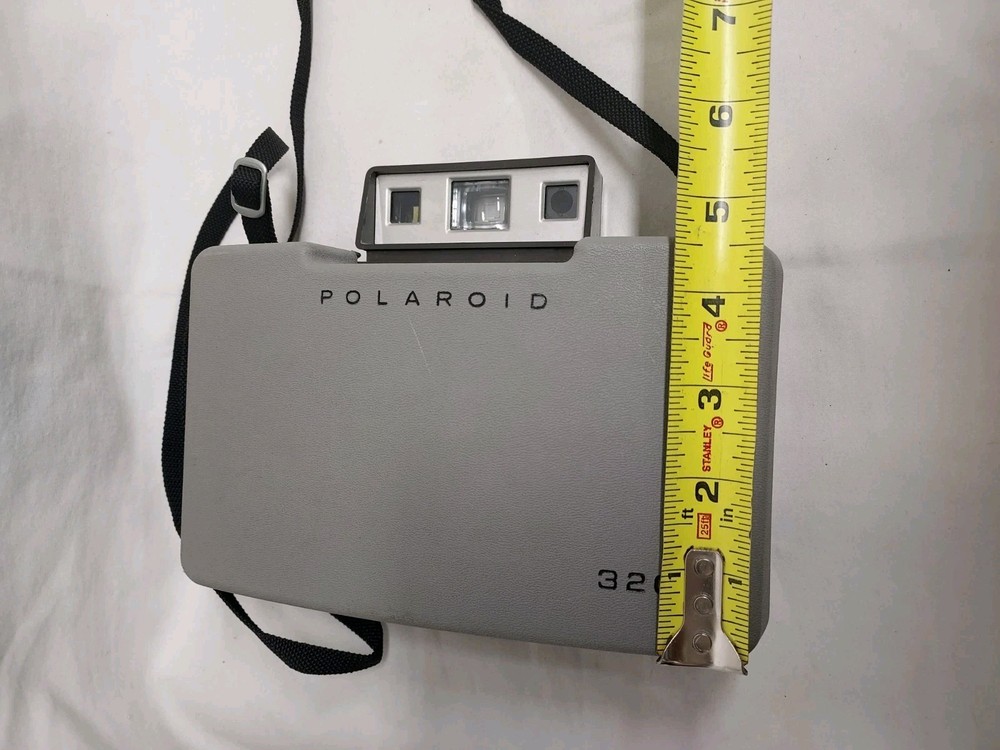 Polaroid 320 Land Camera with Strap, Cold-Clip, User Manual - Untested