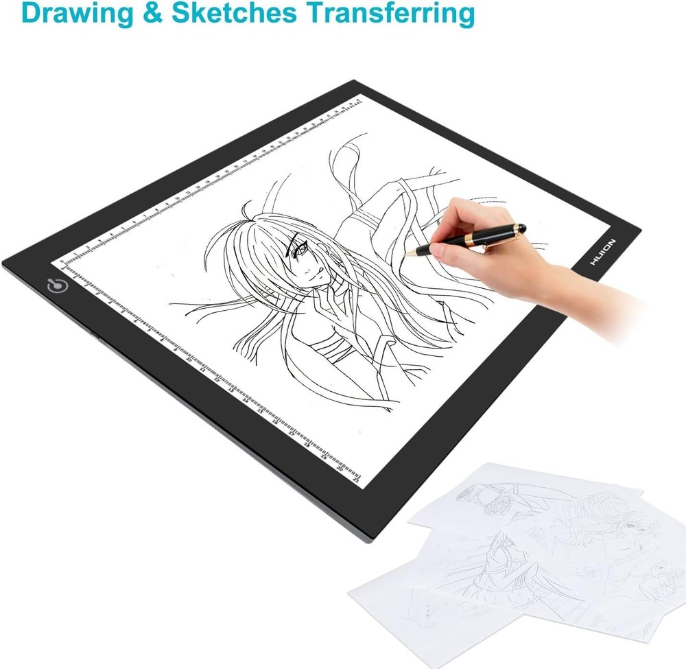 Ultra-Thin USB Powered A4 LED Light Pad - Adjustable Brightness for Artists