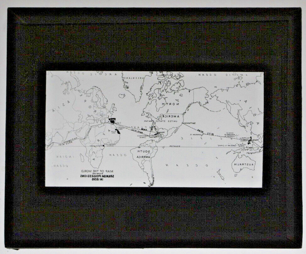 MLS - #930 Map Showing Spanish Possessions 1898 MLS200