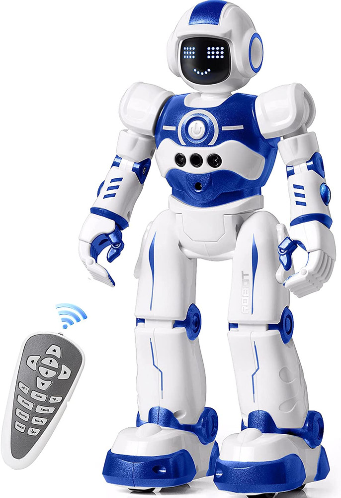 Programmable Remote Control Smart Walk Dance Robot Toy Gesture Sensing for Kids