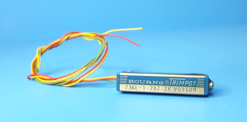 ( One Piece) VARIABLE RESISTOR,236L-1-202, BOURNS, 2K