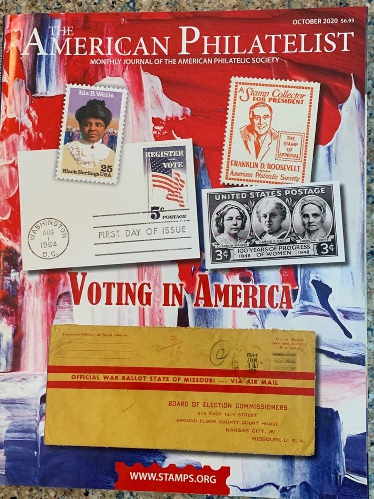 American Philatelist Magazine  2020,  October