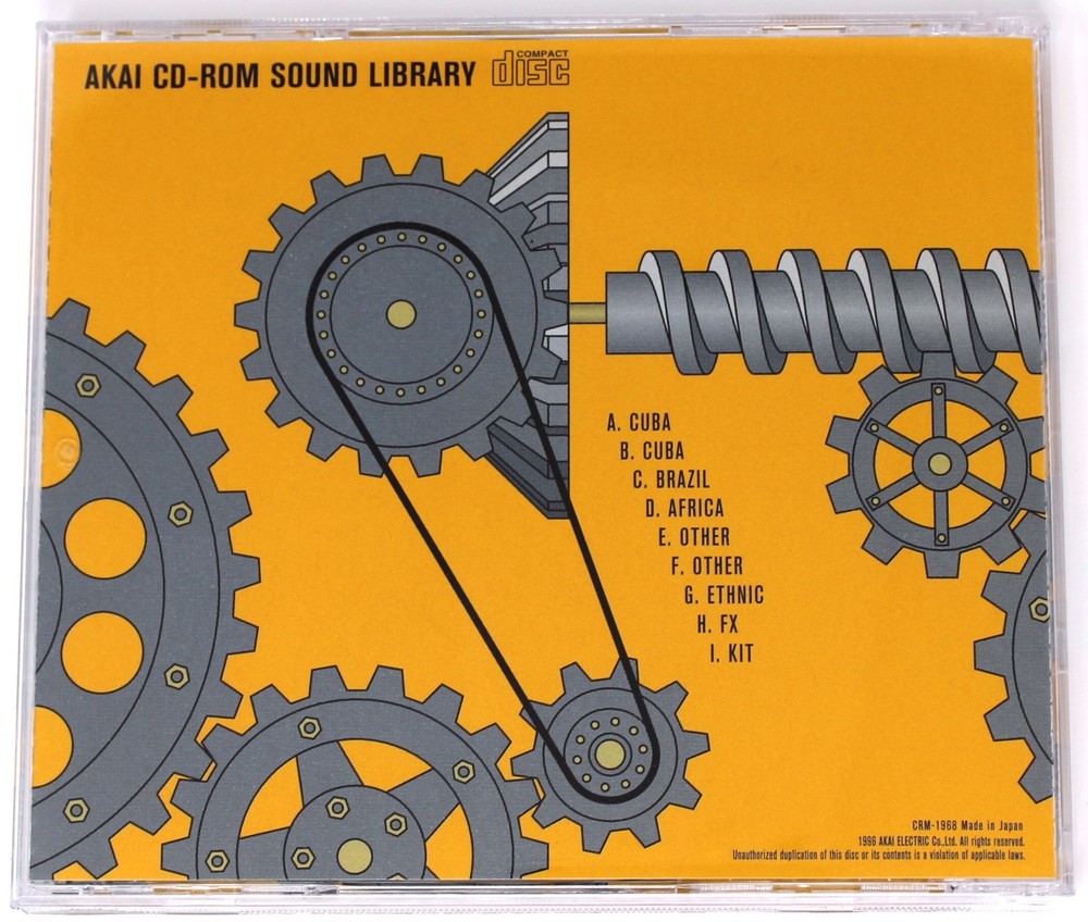 Akai Professional Sound Library Volume 5 Akai Format Sample/Sampling CD CD-ROM
