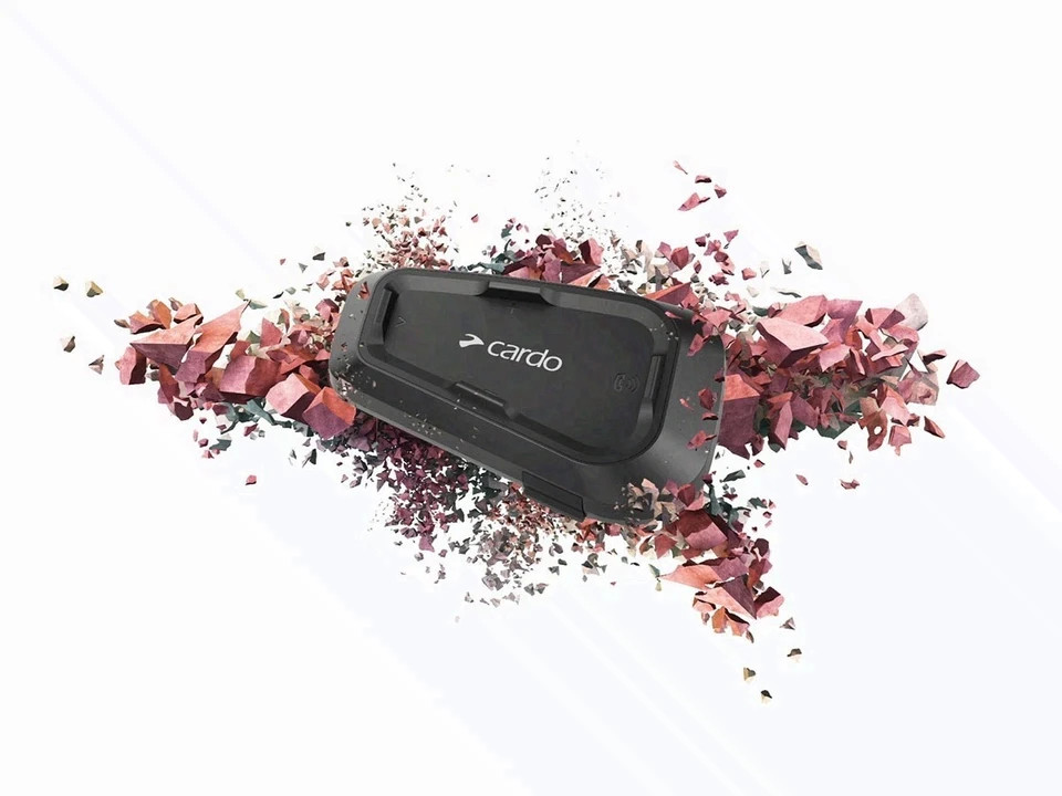 Caɾdo SPIRIT DUO Bluetooth Headset Set - 2 Riders Waterproof Intercom - Pair