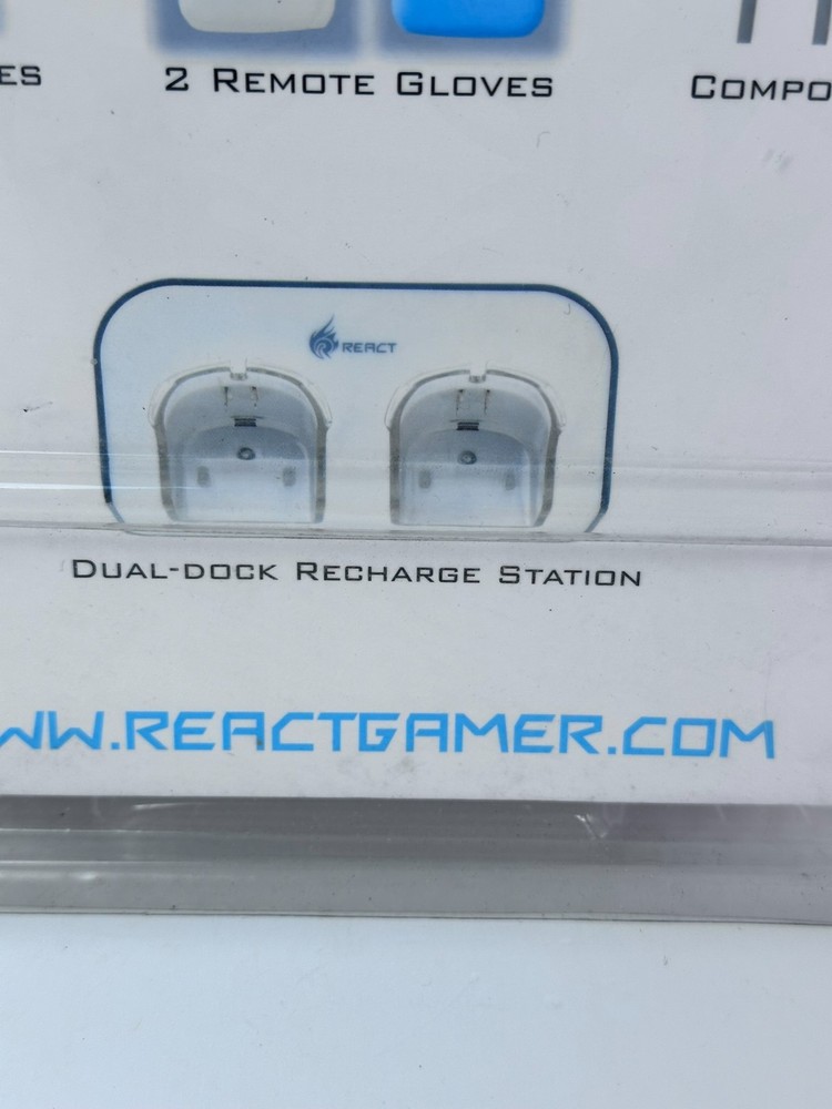 React Upgrade Kit Nintendo Wii Wireless Sensor Bar Component Cable Batteries Set