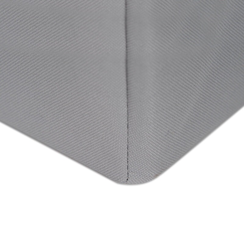 2 Pack Rectangular Laundry Hamper W/ Removable Liner Handles Durable Polyester