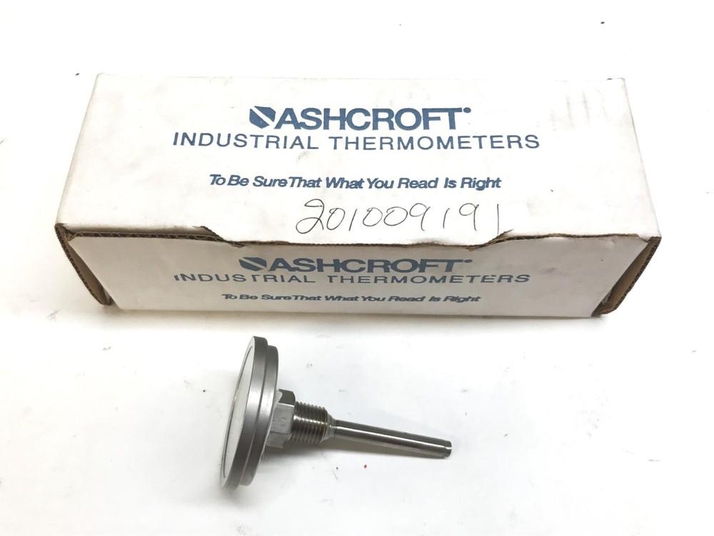 ?Ashcroft Bimetal Thermometer 20EL60R025 NOS