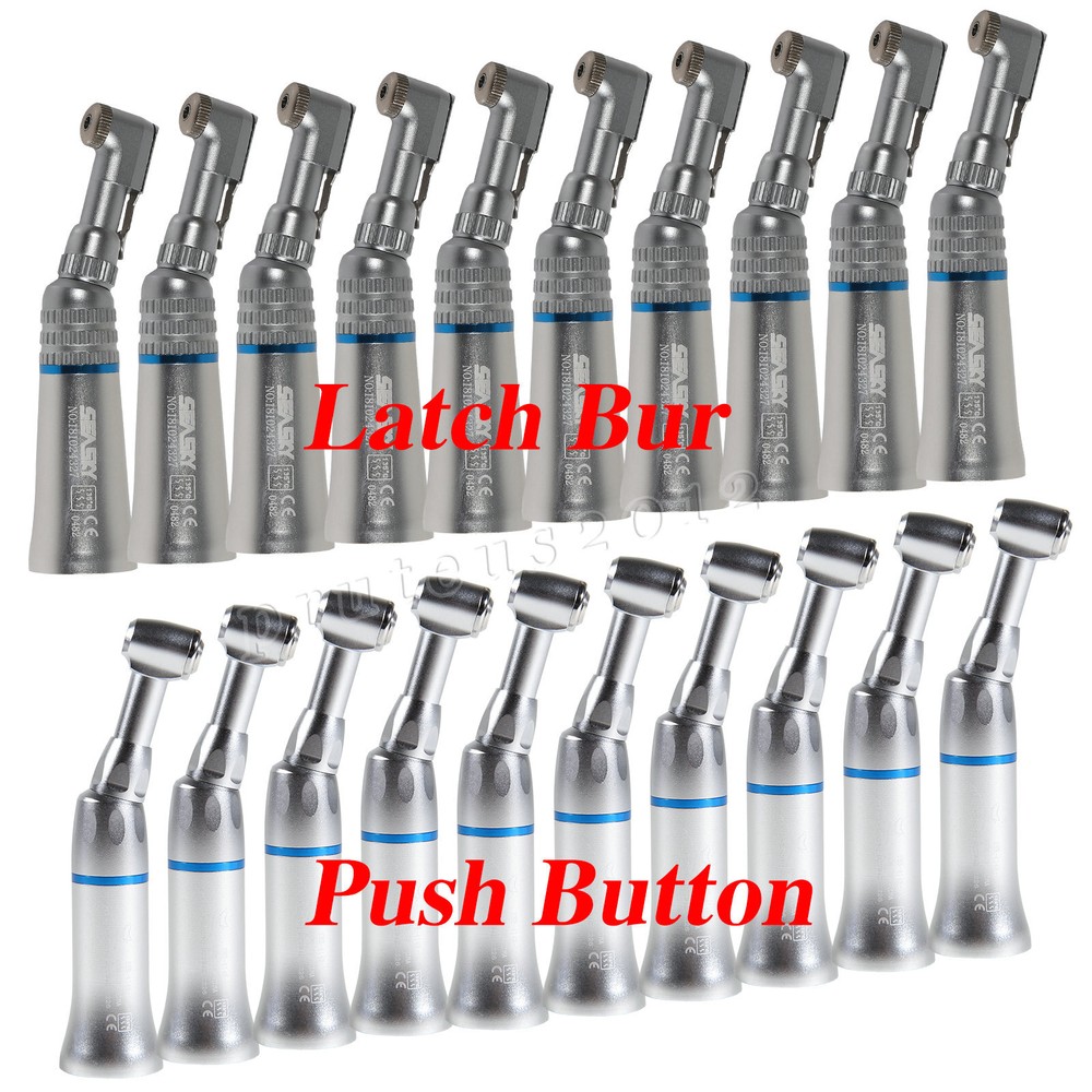 NSK Style Dental Slow Low Speed Handpiece Contra Angle Push Button/Latch E-type