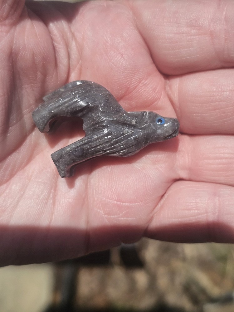 Agate Stone Wolf Small