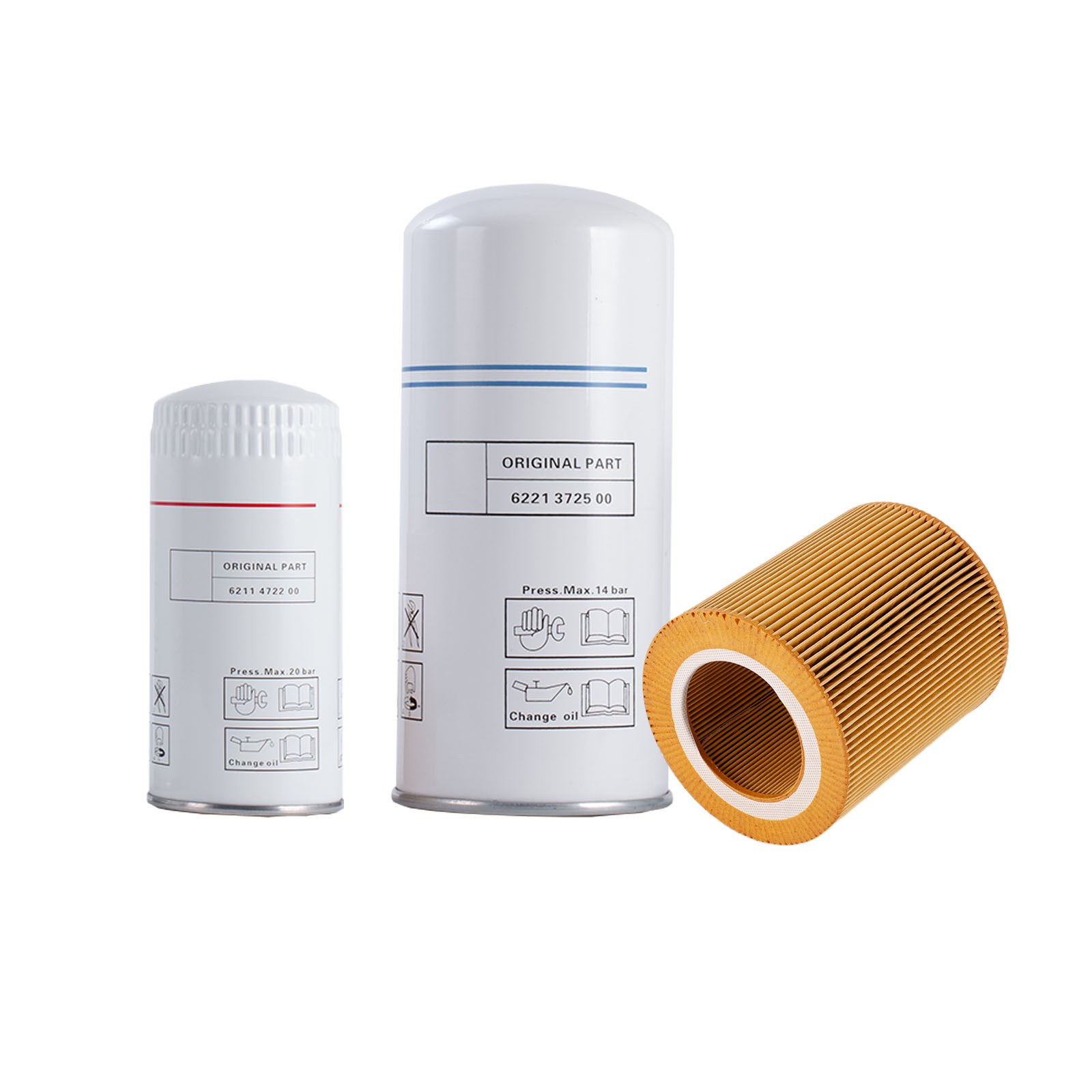 NEW For Quincy CP Compressor 6221-3725-00 6211-4722-00 6211-4723-00 Filter Kit