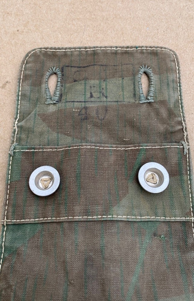 WWII Swiss Splinter Camo Pouch 1940 Dated