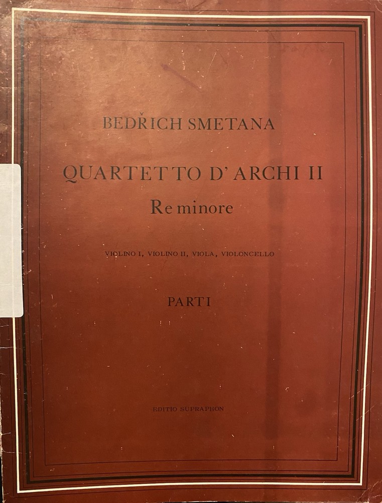 Smetana String Quartet D Minor