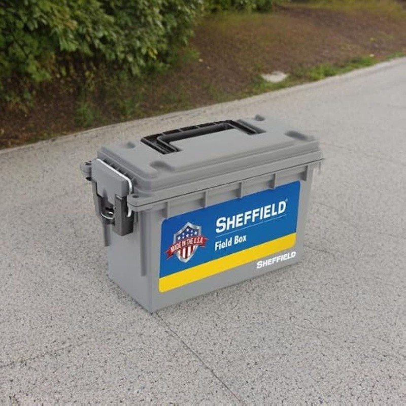 Versatile Lockable Storage Box Ammo Tools Emergency Supplies Outdoor Use
