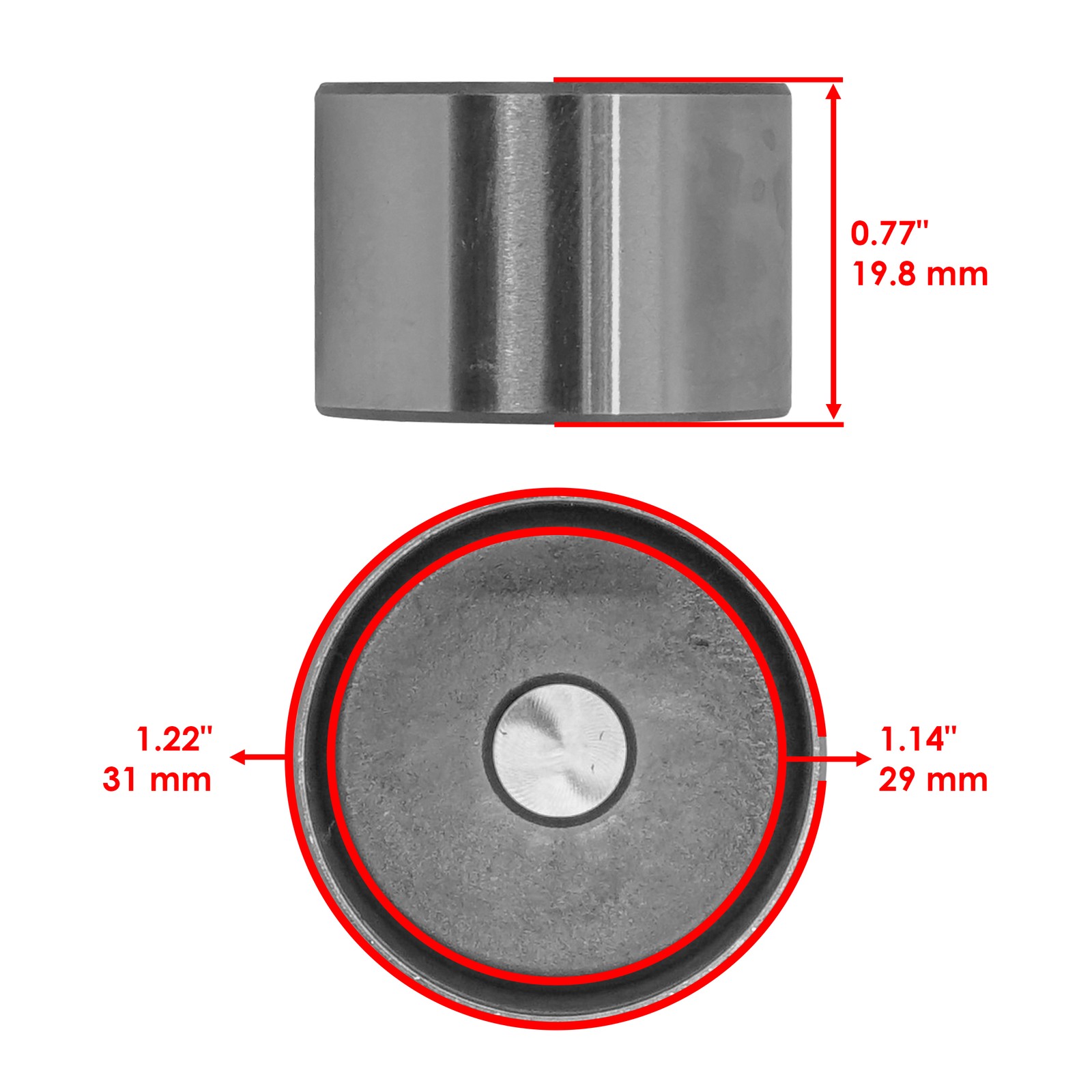 Exhaust & Intake Valve Kit For Polaris ACE 570 17-2019 / Ranger Crew 570 17-2023