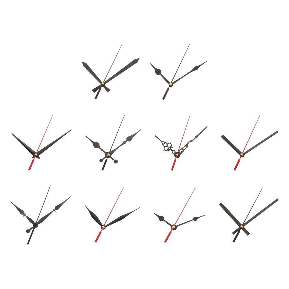 Clock Hands Kit, 10 Set Clock Hands Kits Parts Replacement,10 Styles