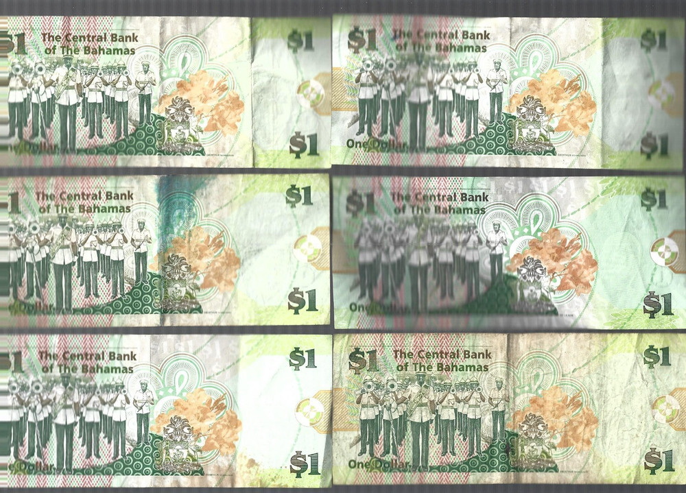 Bahamas ❤️💥assorted 22 spendable notes ... Total: $169 ✨✌️ lot #5210