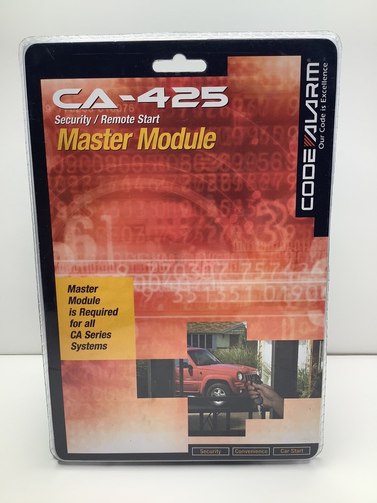 New Sealed Code Alarm CA-425 Security/Remote Start Master Module For CA Systems