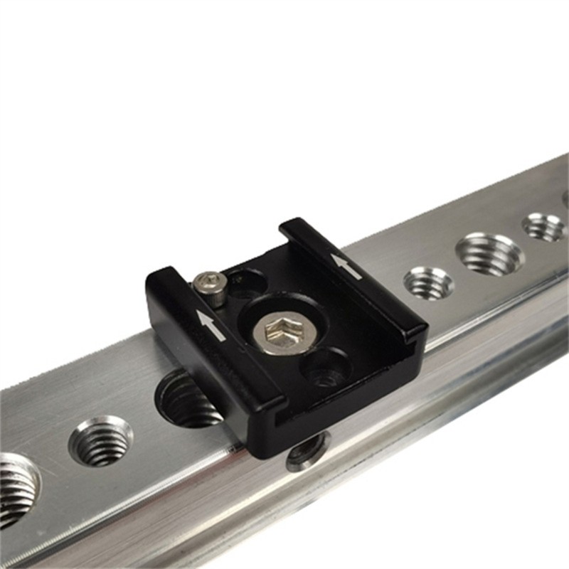 Universal Camera Cold Shoe Mount Base for Microphone and LED Light Accessories