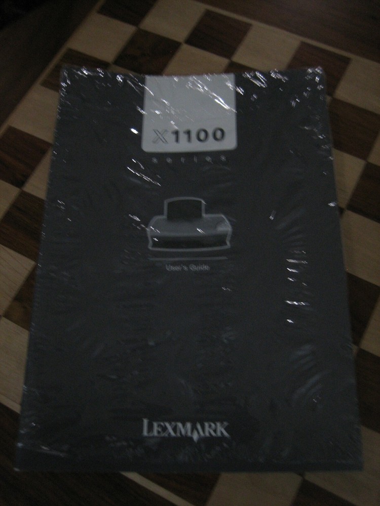 Lexmark X1100 Series Printer User's Guide Manual - Brand New!!!