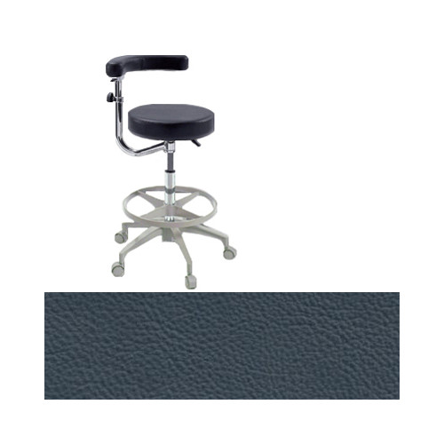 Premium Plus WIN2103-DBLUE Assistant Stool Stable Base Adjustable Dark Blue