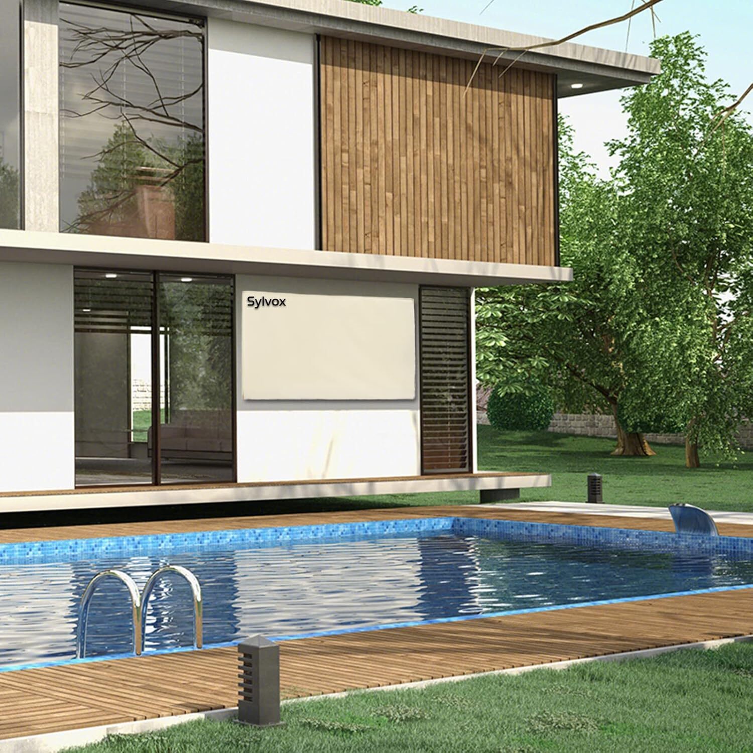 SYLVOX TV Cover Weatherproof Screen Cover 70"-75" TV Suitable outdoor TV protect