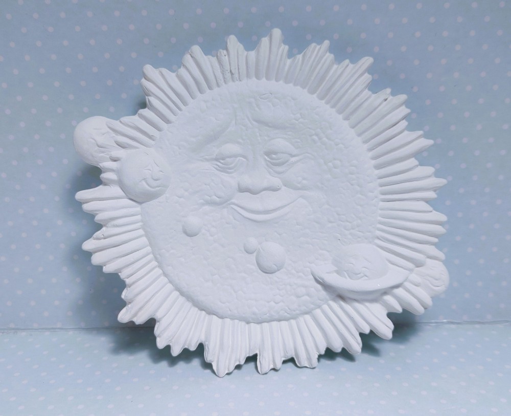 Sun and Planets  ~ Ceramic Bisque Ready to Paint