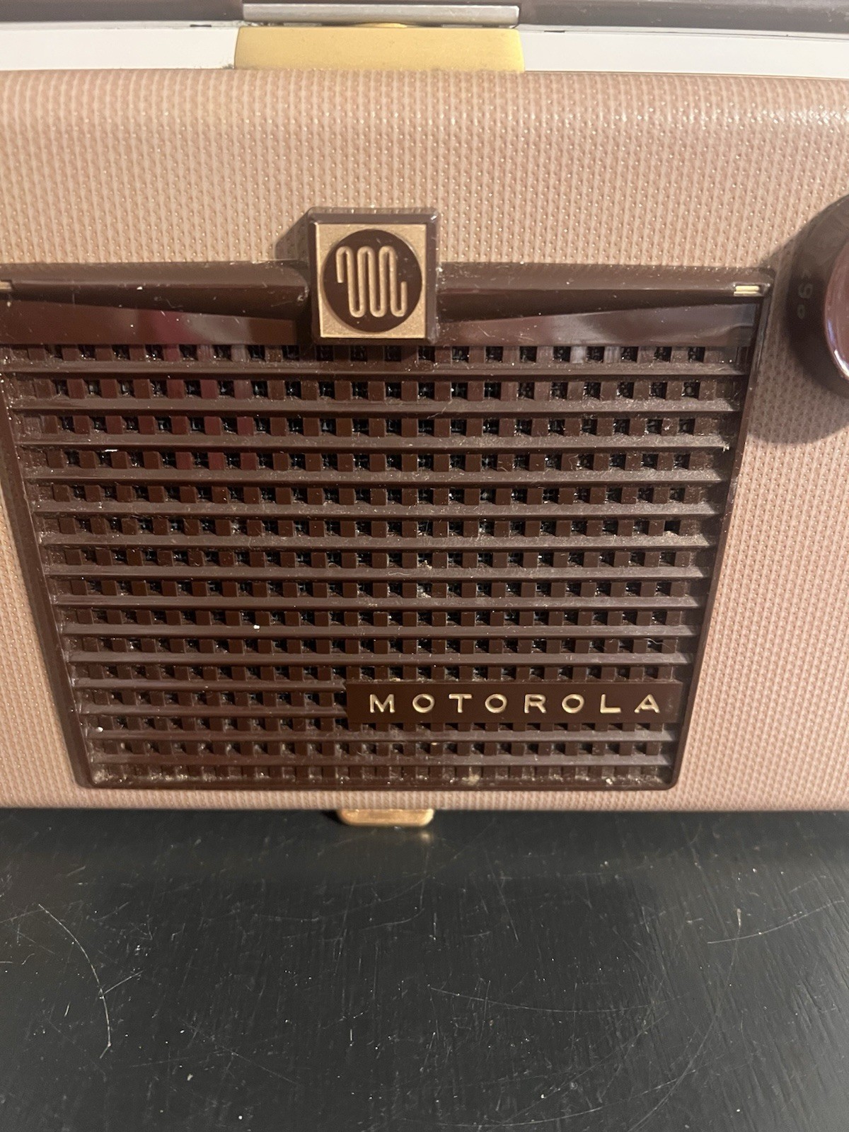 1955 Motorola Model 55BIU Portable Tube Radio Tested And Working