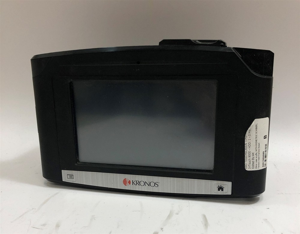 Kronos InTouch 9000 Time Clock + Touch ID Plus Biometric Reader 8609000-028