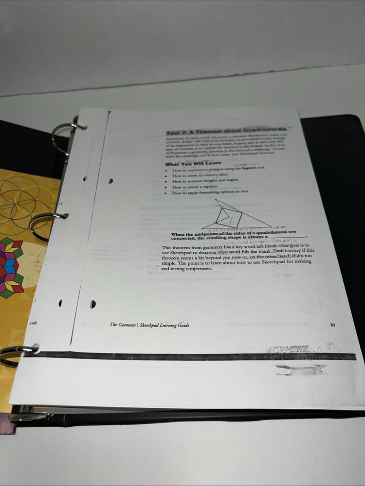 NOS Geometer's Sketchpad Version 4 Cd-Rom, Walkthrough Guide No CDs