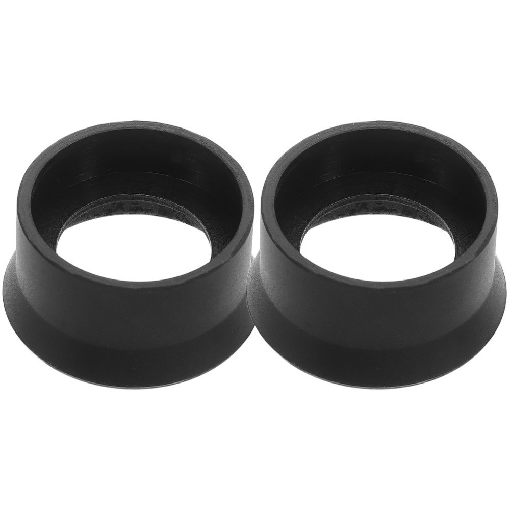 2 Pcs Microscope Eyepiece Cover Binocular Cups Binoculars Rubber