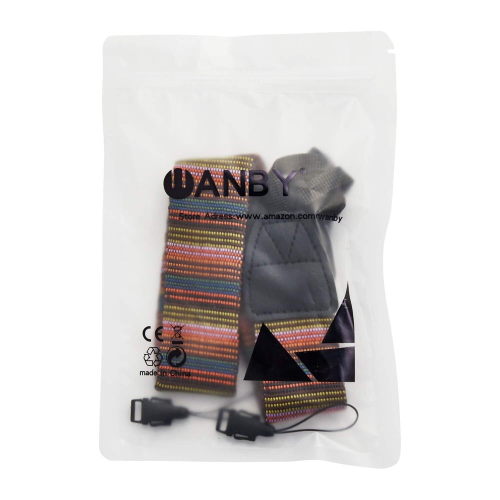Camera Strap Canvas Multicolor Neck Shoulder Camera Strap with Quick Release ...