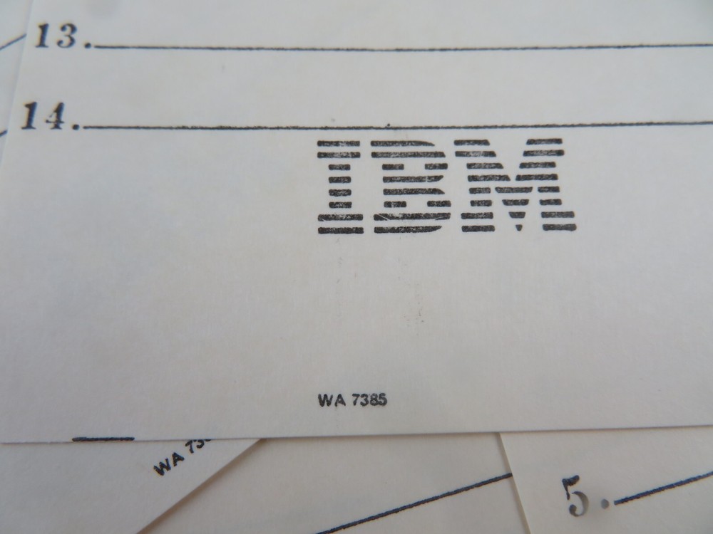 1970s IBM Original Things To Do List Partial Pad 50 Sheets