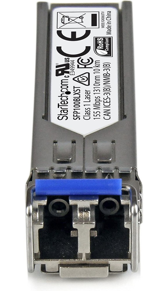 StarTech.com MSA Uncoded Compatible SFP Module - 100BASE-LX - 100MbE Single