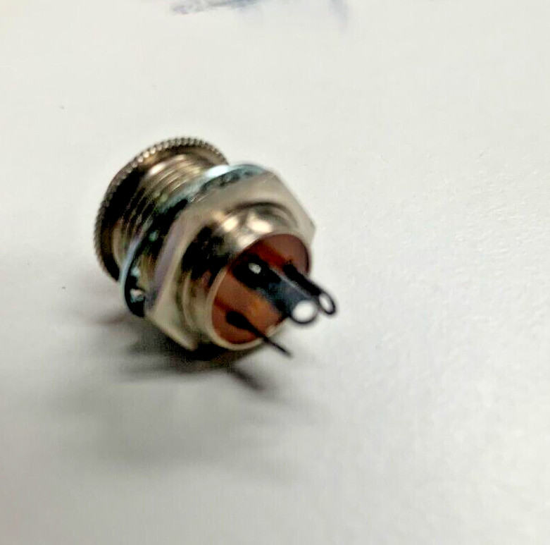 SWITCHCRAFT 903 ROUND RED PUSH BUTTON SPDT