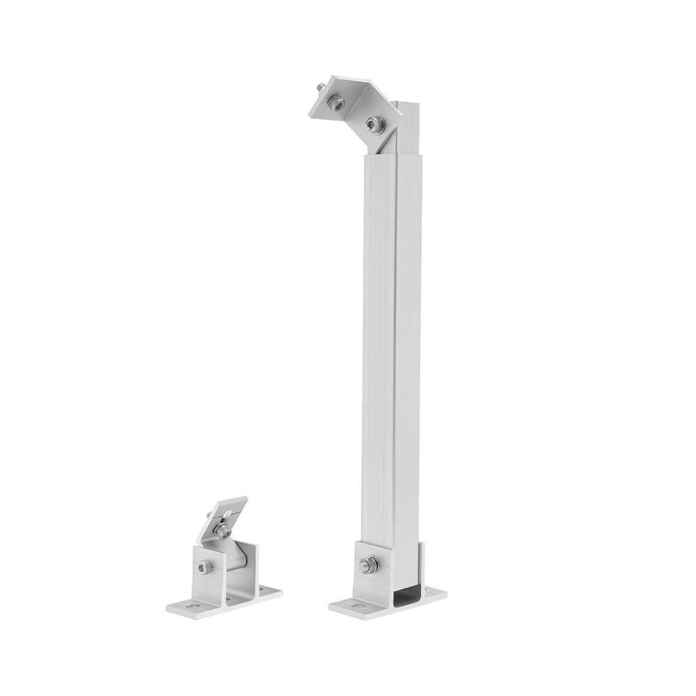 2-Pair Adjustable Solar Panel Tilt Mounting Rack Brackets For RV/Rooftop/Floor