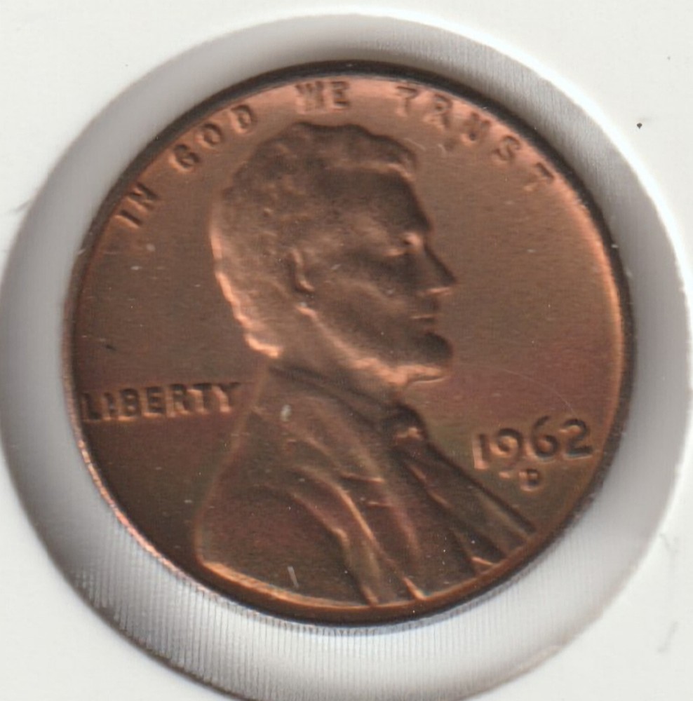 1962-d Lincoln Penny