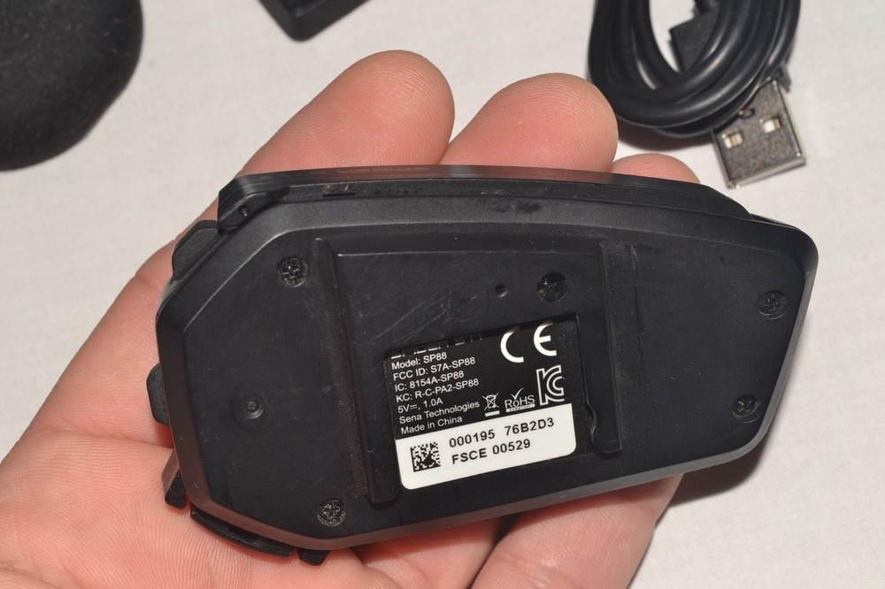 SENA Spider ST1 Motorcycle Mesh Communication System COMPLETE OPEN BOX/UNTESTED