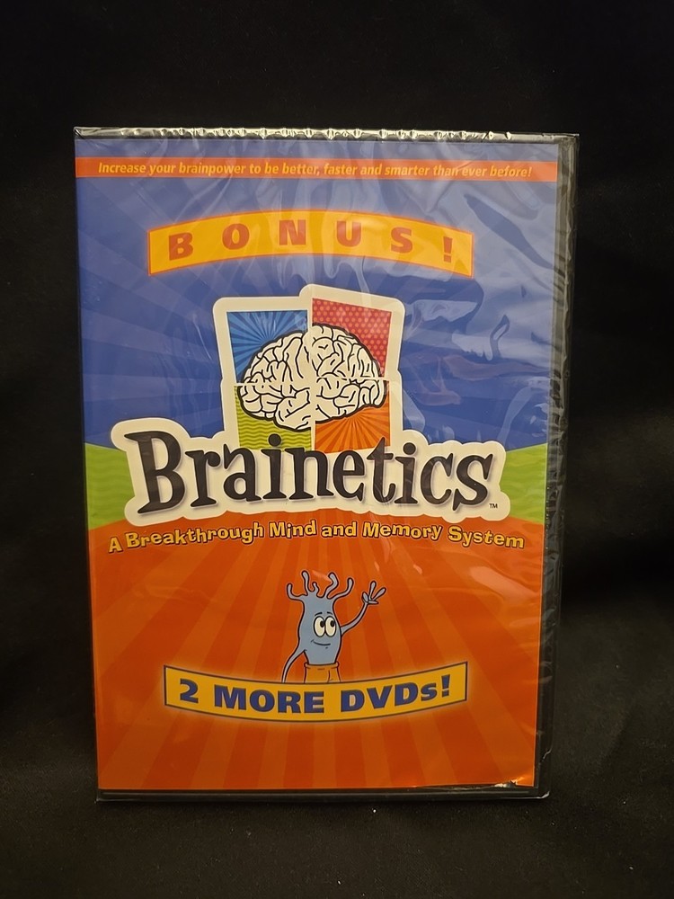 Brainetics Math & Memory System from Mike Byster DVD LOT NEW SEALED