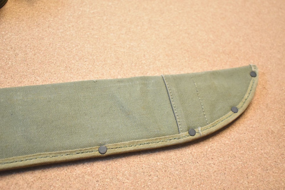 WW2 US Navy 1942 Machette w/ Web Belt