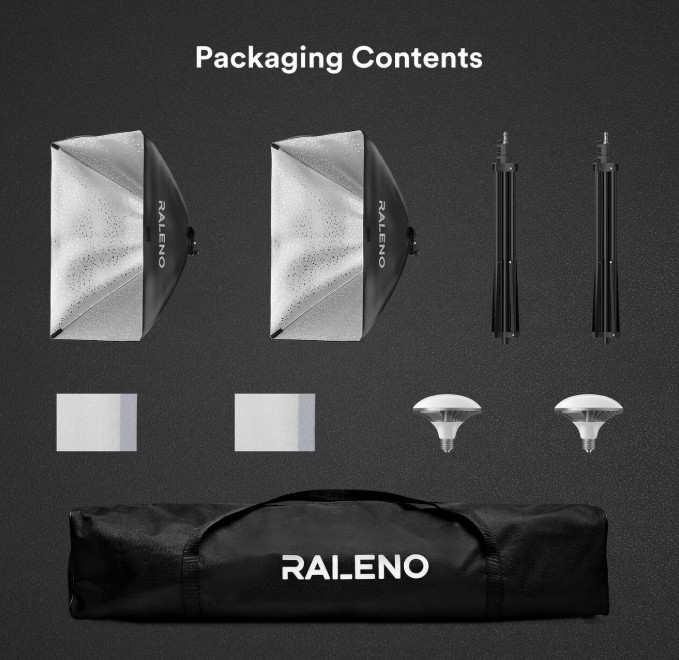 Kit De Iluminacion Softbox Equipo Profesional Para Fotografia De Estudio Con...