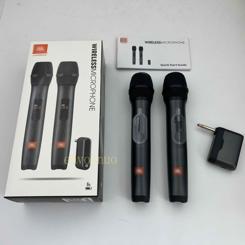 JBL JBLWIRELESSMICAM 2 Wireless Dynamic Microphones with Receiver + 4 Batteries