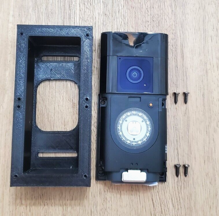 Ring Battery Doorbell Plus Custom Expander Spacer Mounting Bracket 0.5"-3.5"