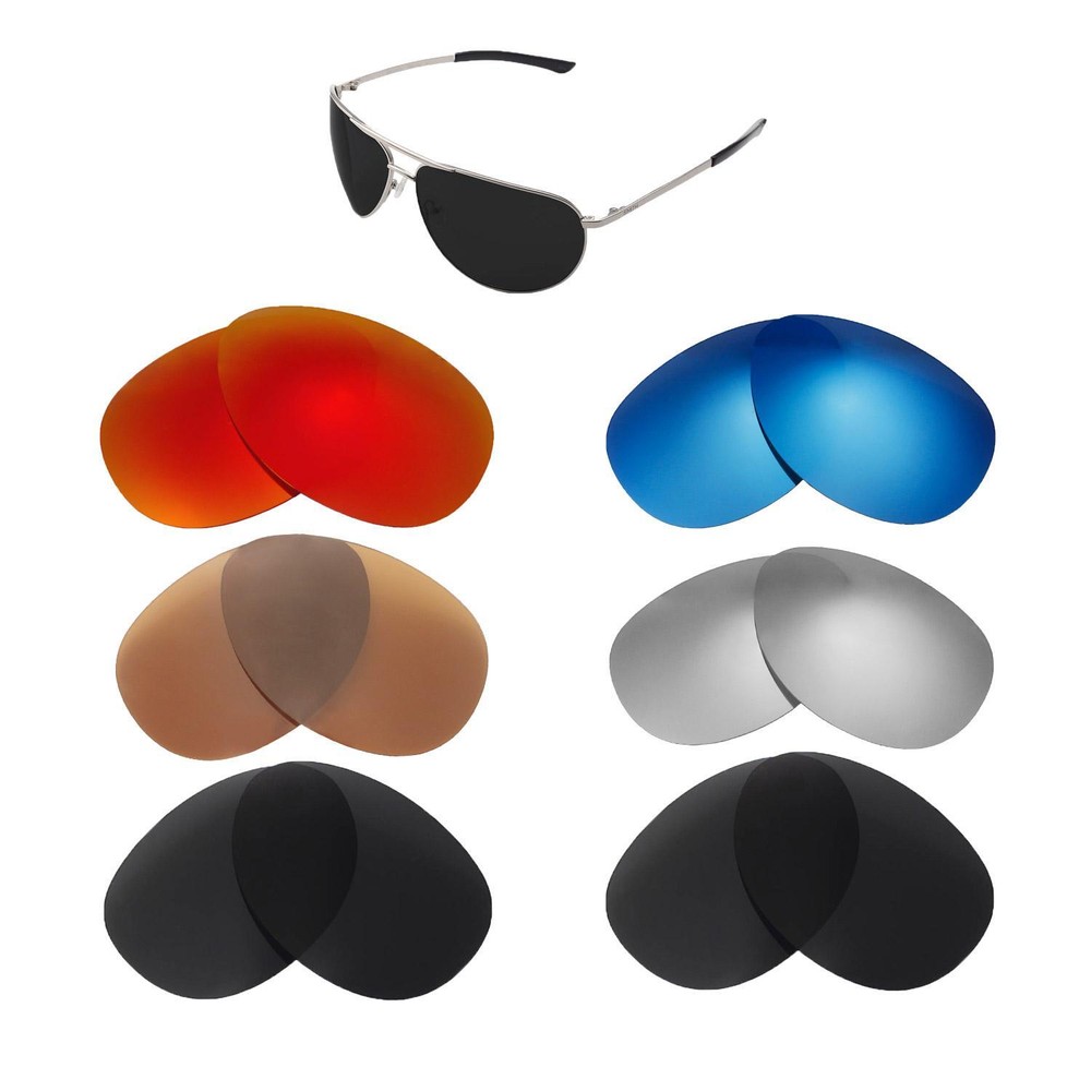 Walleva Replacement Lenses for Smith Serpico Sunglasses - Multiple Options