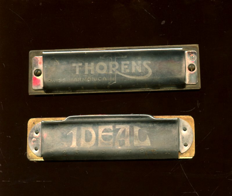 Two Vintage Harmonicas Ideal & Thorens 60